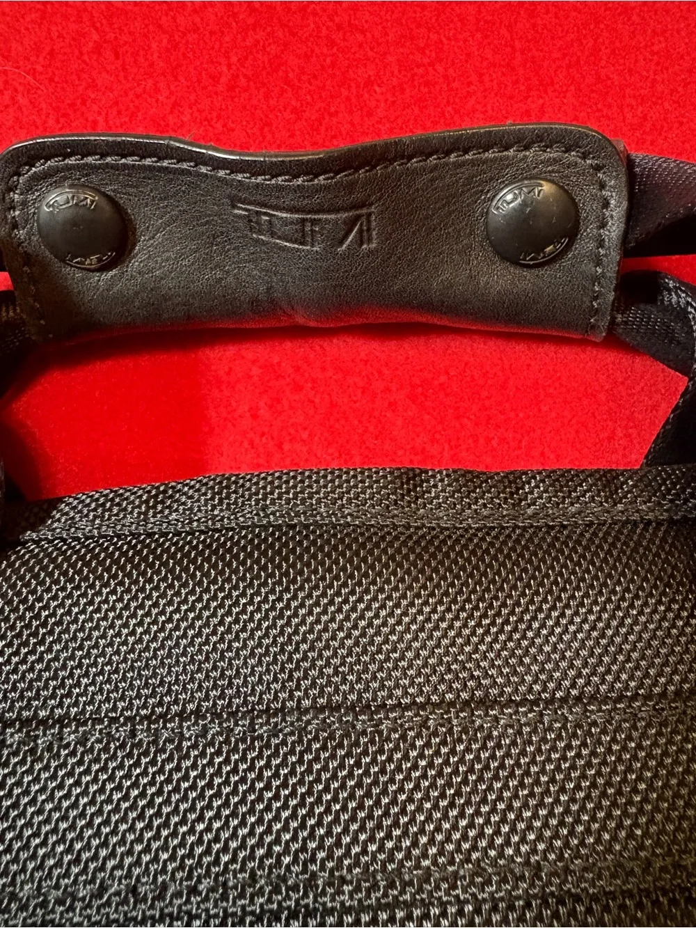 TUMI Alpha T-Pass TSA Checkpoint  Friendly Laptop Bag Black Ballistic Nylon